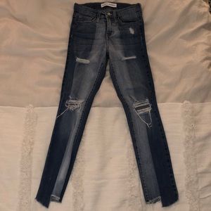 Flying Monkey Two-Toned High Waisted Jeans